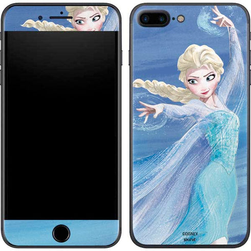 Disney Frozen Elsa Icy Powers Art iPhone 8 Plus Skin